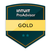 Intuit Certified Advanced QuickBooks ProAdvisor Tier Gold Badge