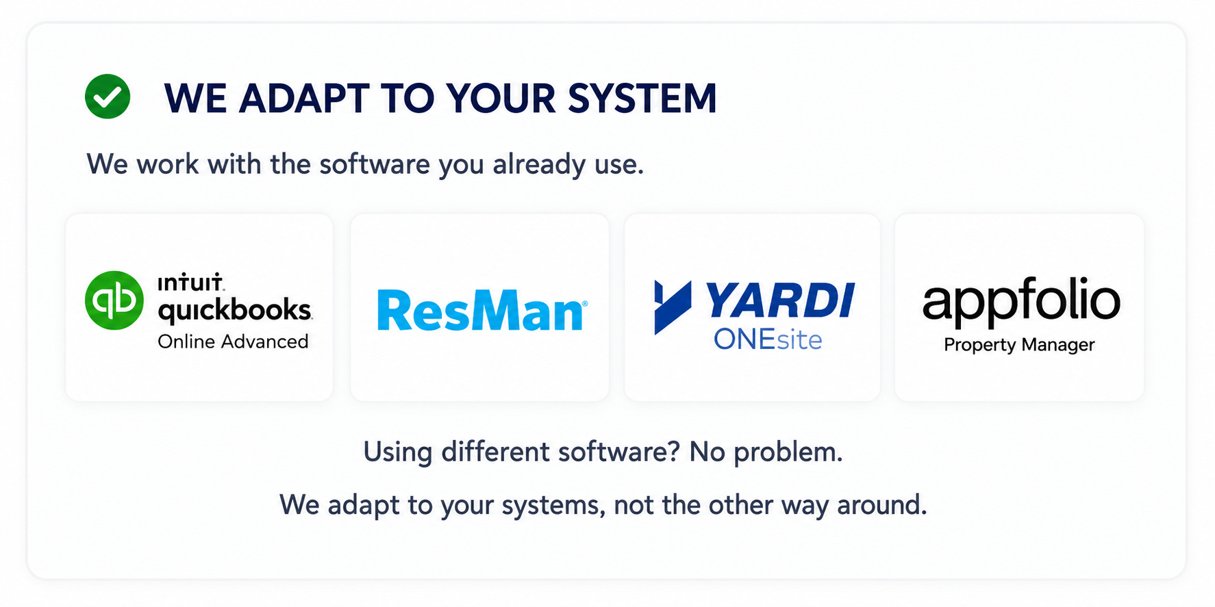 Software platforms supported by Fresh Meadows Bookkeeping Services